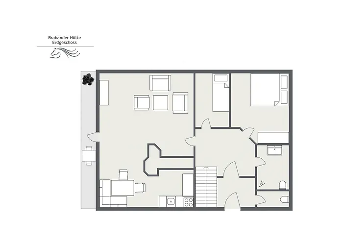 Brabander Huette By Pferd Auf Wolke